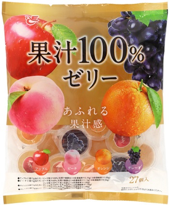 エースベーカリー　27個 果汁100%ゼリー